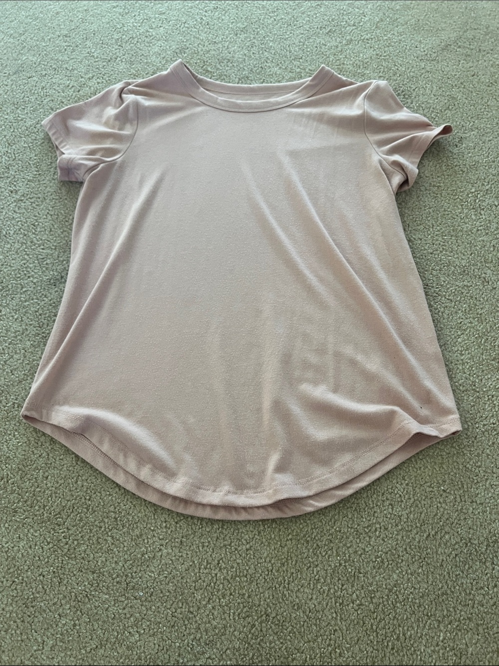 SO Short Sleeve Crewneck Top - Light Dusty Rose
